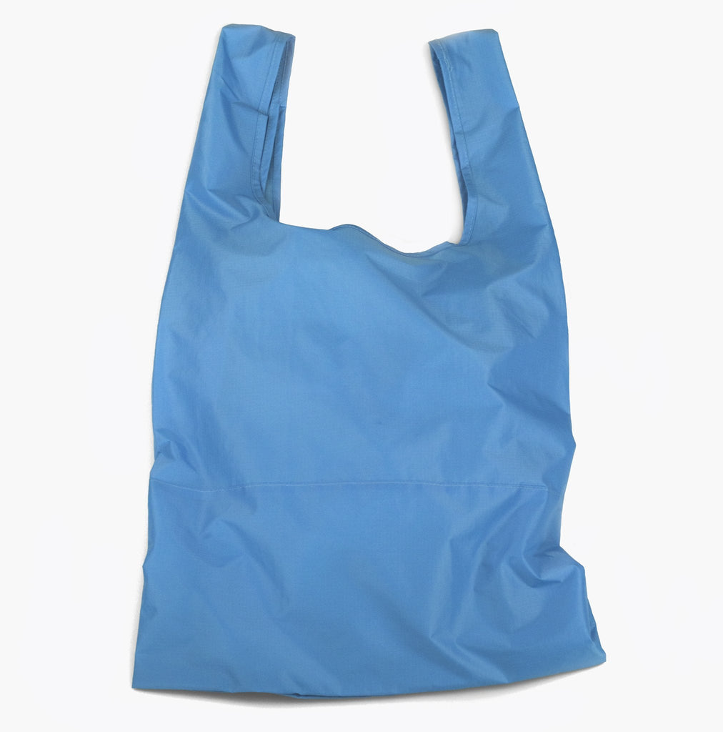 bondi blue foldable sustainable tote bag