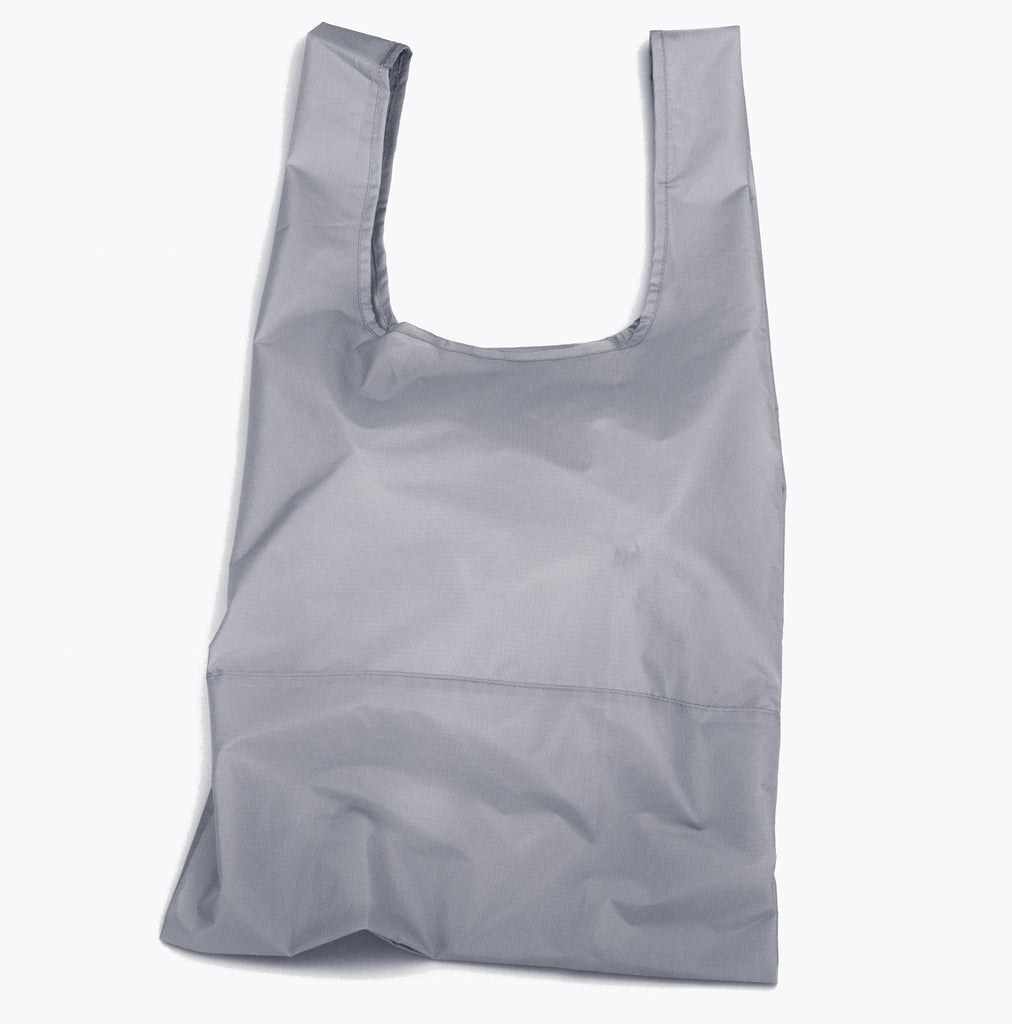 grey foldable sustainable tote bag