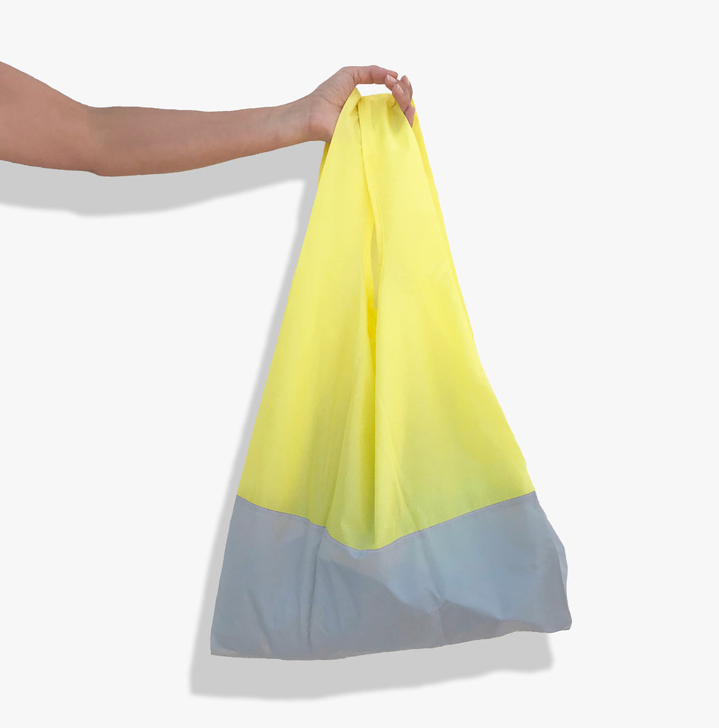 recycled econyl reusable shopping bag